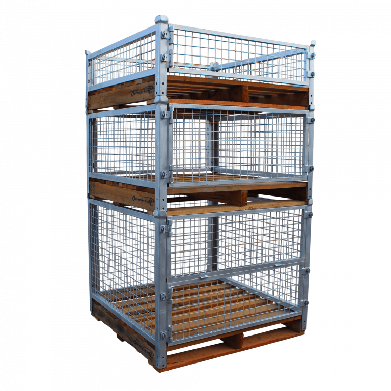 steel pallet cages