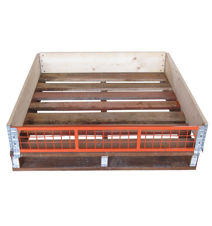 Pallet Collar 4 Hinge with Vision Panel