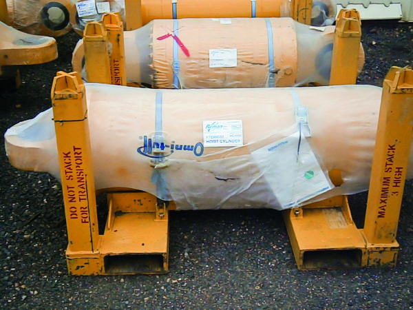 equipment covered with daywalk shrink sheet
