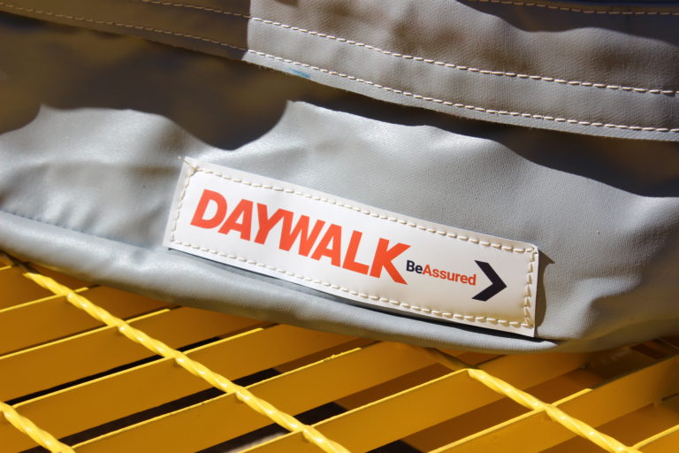 reusable VCI cover with Daywalk logo