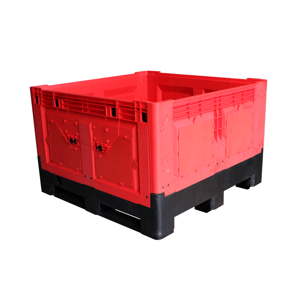 red container for storage