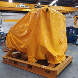 yellow reusable engine covers