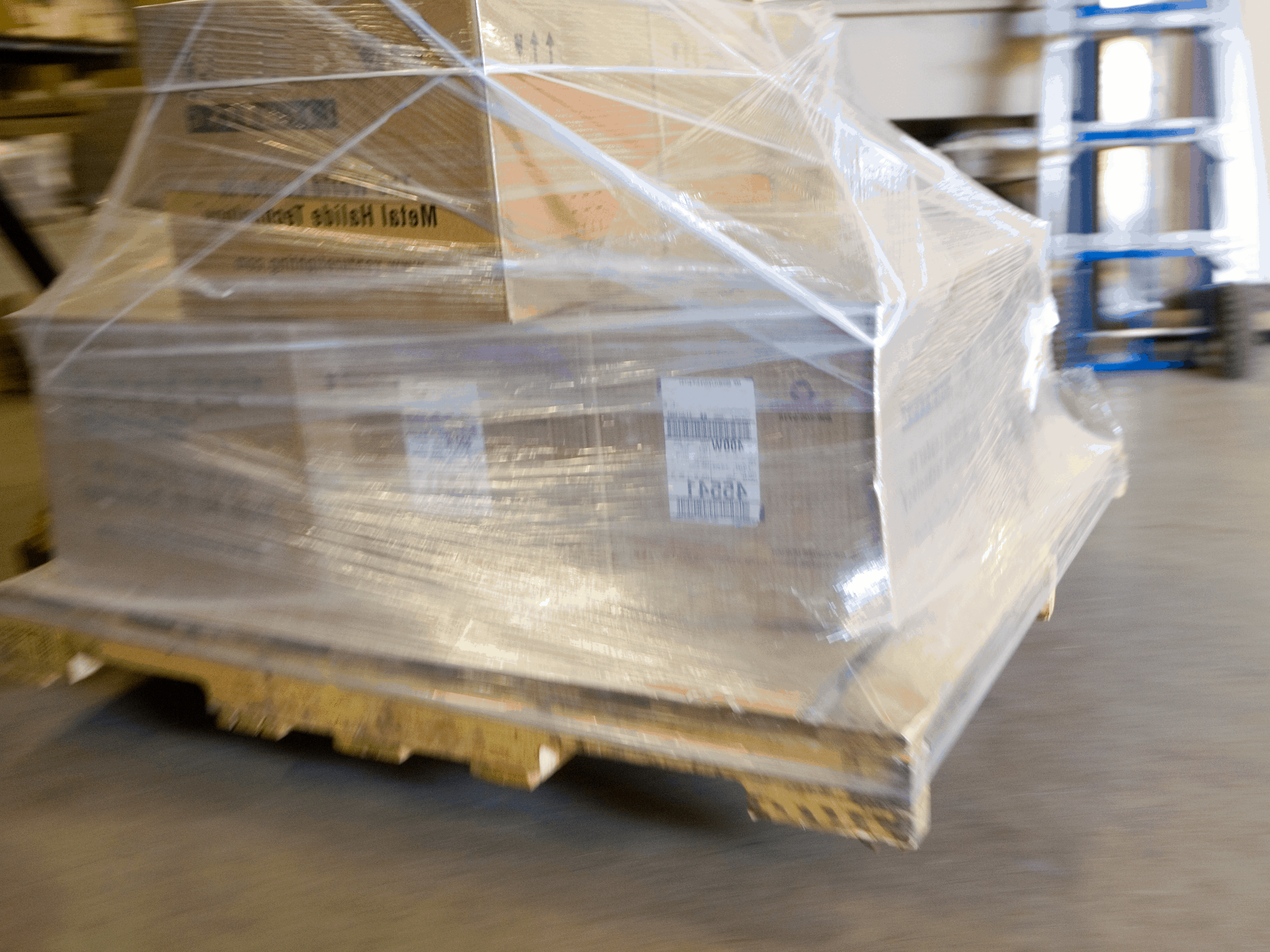 boxes wrapped with vci cover