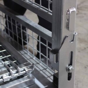 zinc plated steel cage