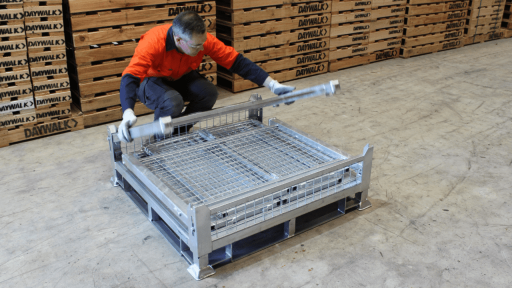 foldable steel cage