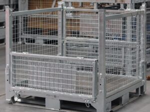 warehouse storage steel cage