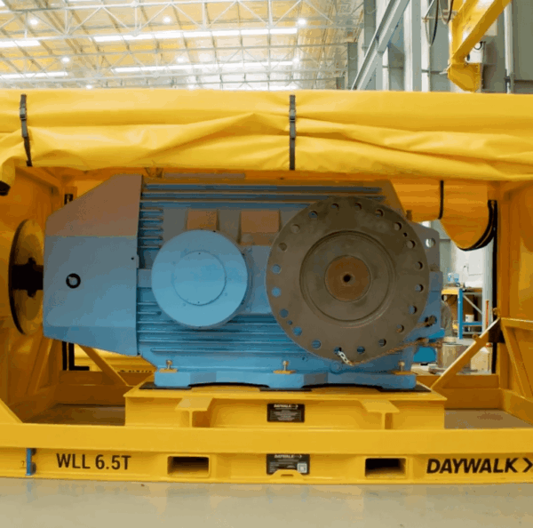 High value component in transporta frame with vibration dampening