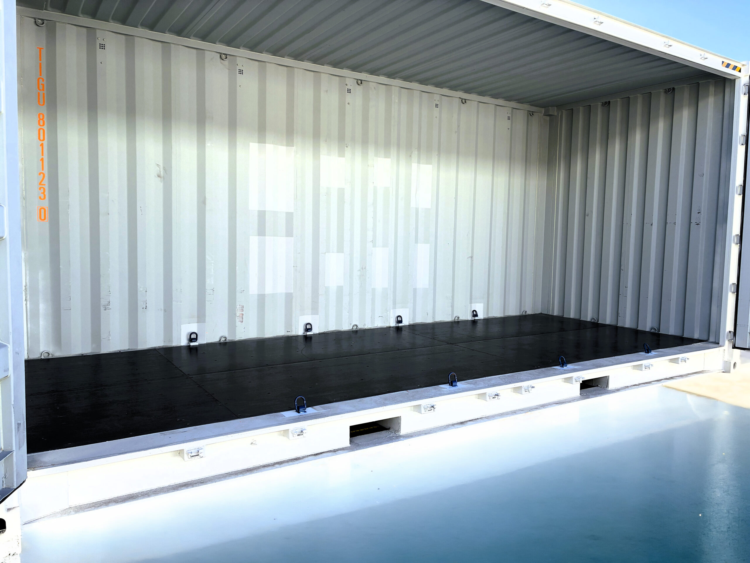 DAYWALK Australian-first certified load restraint container inside