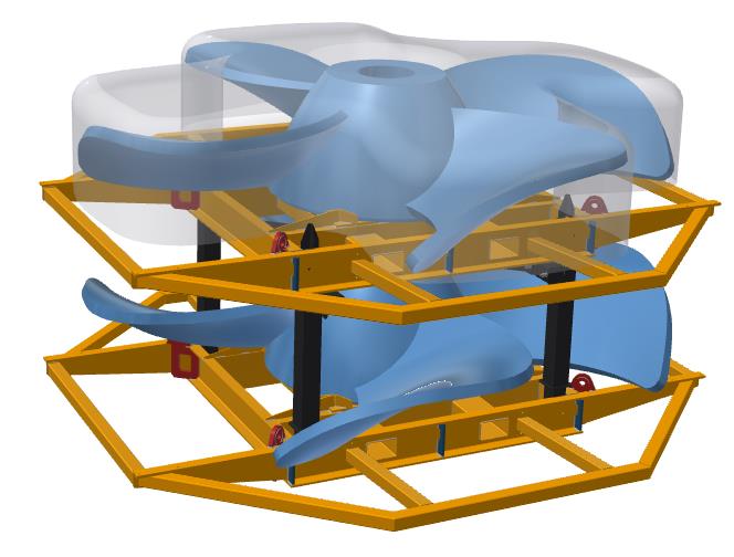 Propellor frame drawing DAYWALK