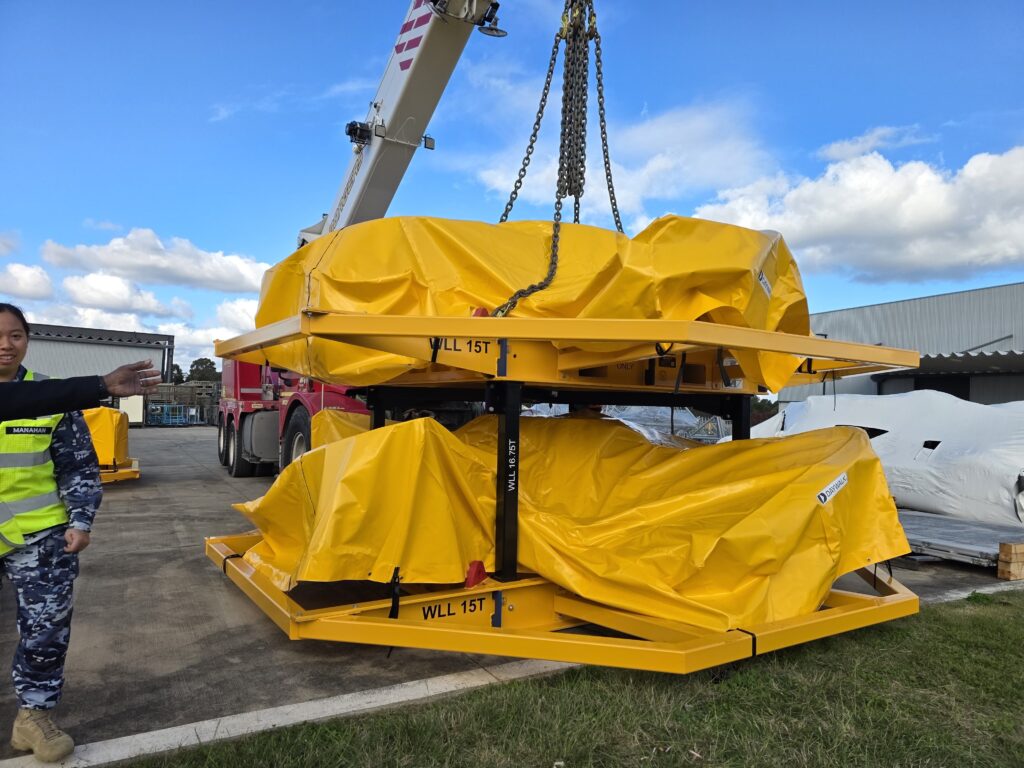 two propellor frames with preservation