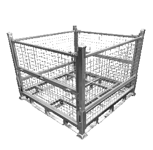 DAYWALK Shield Galvanised Collapsible International Pallet Stillage