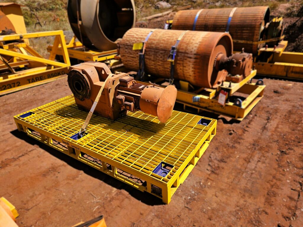 various components at a mining site