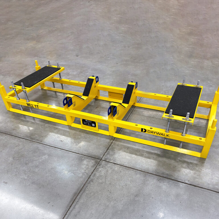 DAYWALK 1T pulley frame on angle in warehouse